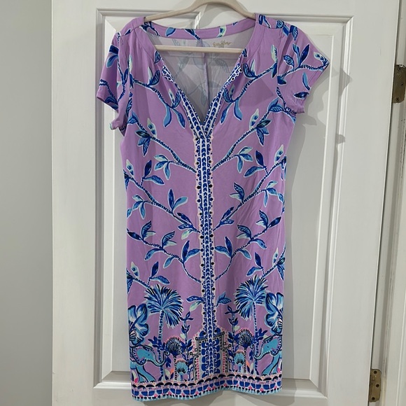 Lilly Pulitzer Lavender Floral Dress - Picture 1 of 3